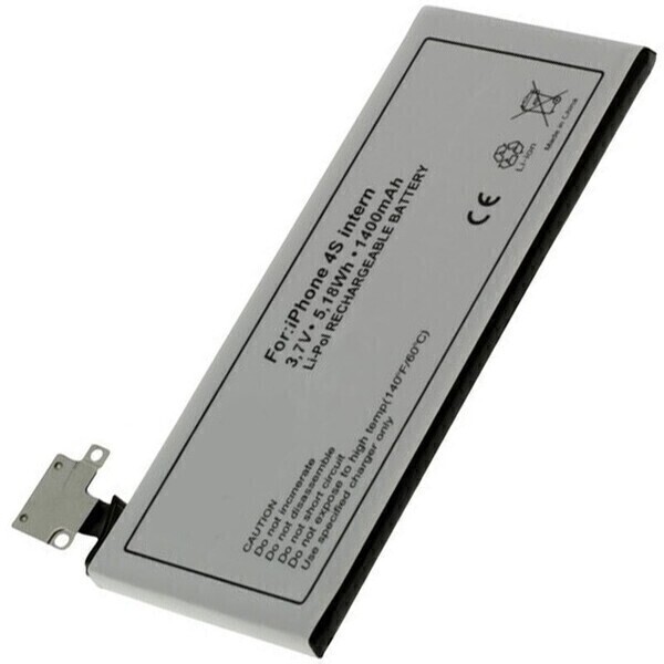 AccuCell - AccuCell batterie convient pour Apple iPhone 4S batterie,