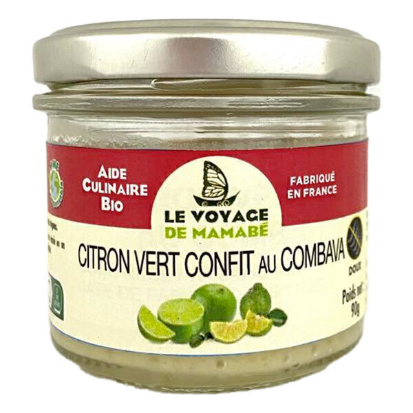 Le Voyage de Mamabé - Citron vert confit au combawa 90g