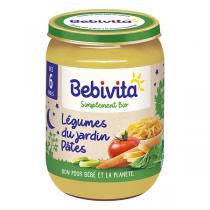 Bebivita - Pot légumes du jardin pâtes dès 6 mois 190g