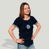 Mémoire de Tissus - T-shirt femme 100% coton bio coeur Vegetal