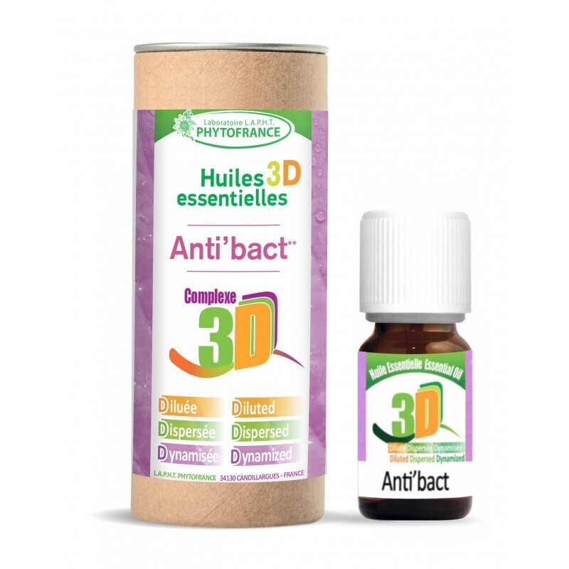 Phyto - Complexe D'Huiles Essentielles 3D - Anti'Bact 8.01 - 10Ml - Phyt