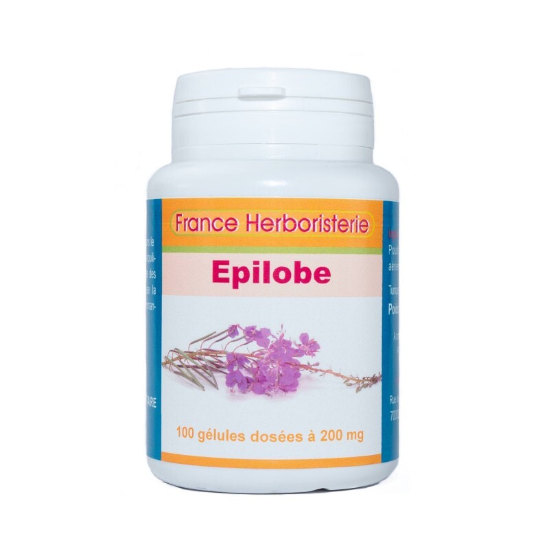 France Herboristerie - GELULES EPILOBE 100 gélules dosées à 200 mg.