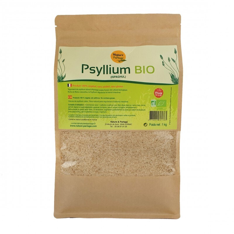 Nature et Partage - Psyllium blond BIO 1 kilo