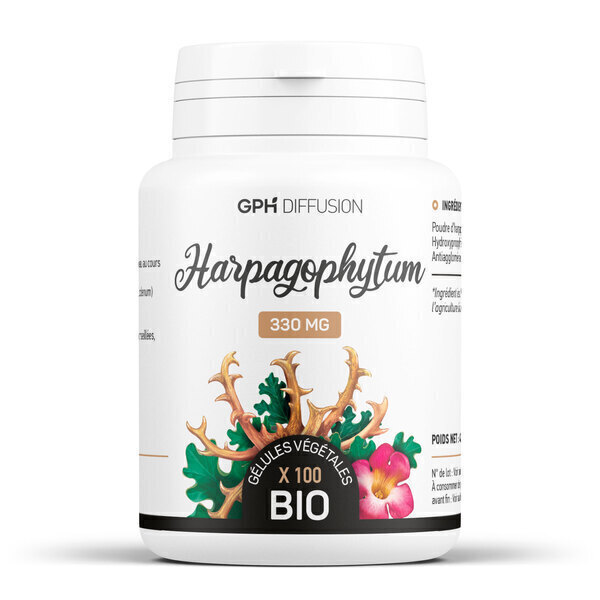 Gph diffusion - Harpagophytum racine biologique 330 mg - 100 gélules végétales