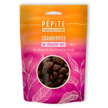 Pépite - Cranberries du Canada chocolat noir 125g