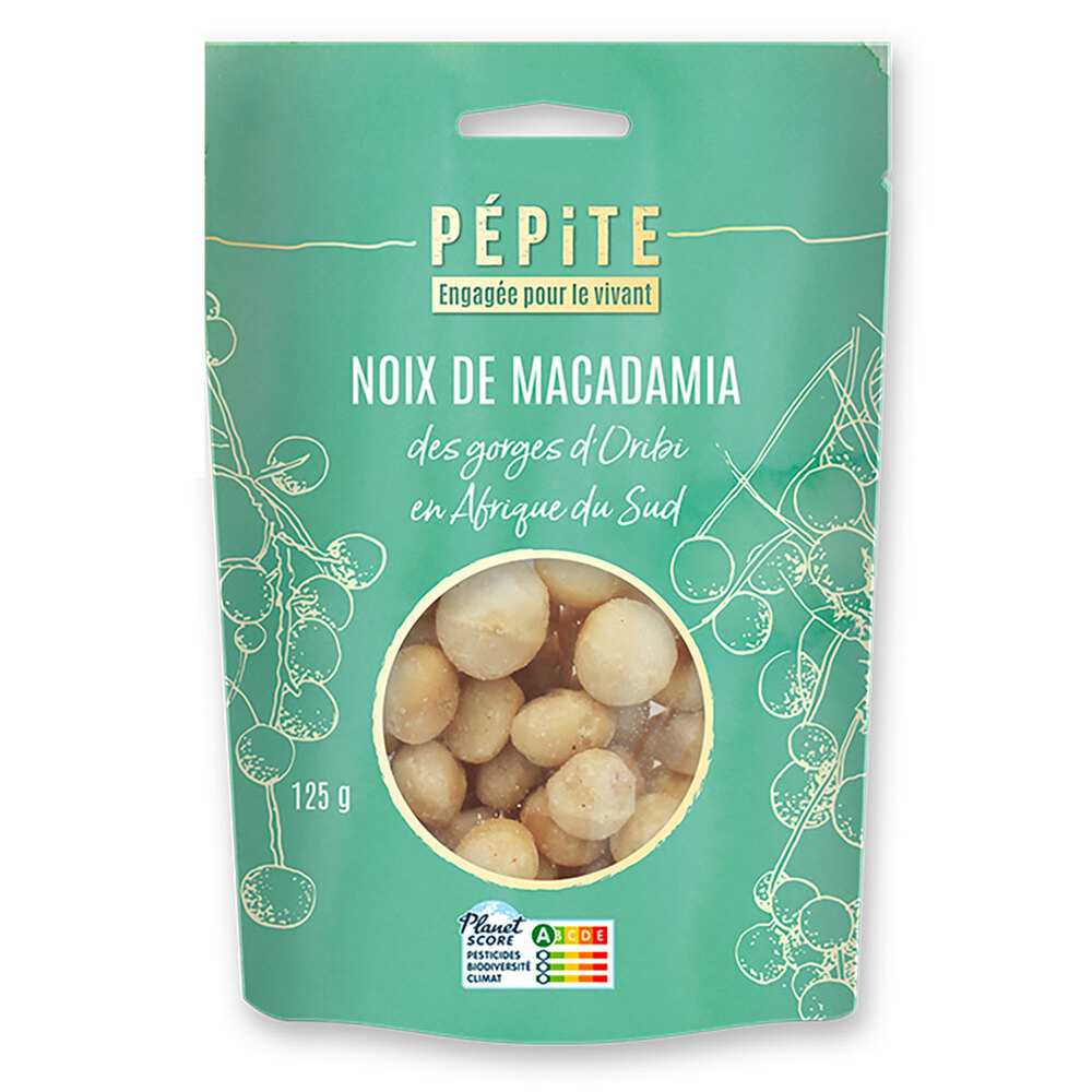 Pépite - Noix de Macadamia d'Afrique du Sud 125g