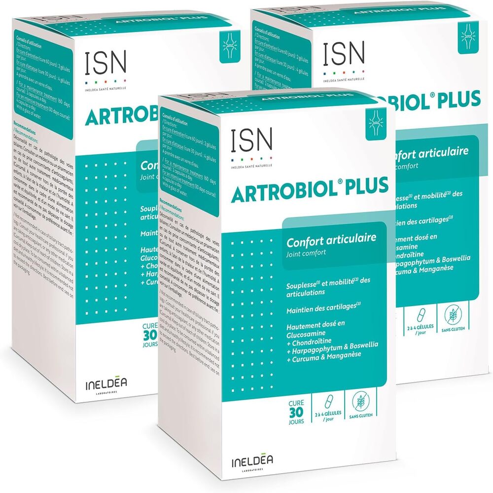 Ineldea Santé naturelle - 3 X Artrobiol® Plus