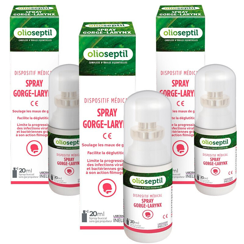 Olioseptil - 3 X Spray Gorge-larynx