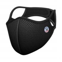 Frogmask - Masque anti-pollution FFP2 noir taille XL (homme >1m80/80Kg)