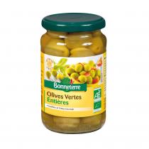 Bonneterre - Olives vertes entières 190g bio