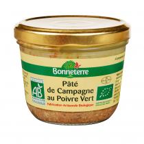 Bonneterre - Pâté de campagne poivre vert 190g bio