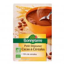 Bonneterre - Petit déjeuner cacao et céréales 500g bio