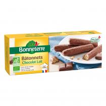 Bonneterre - Bâtonnets chocolat lait 160g bio