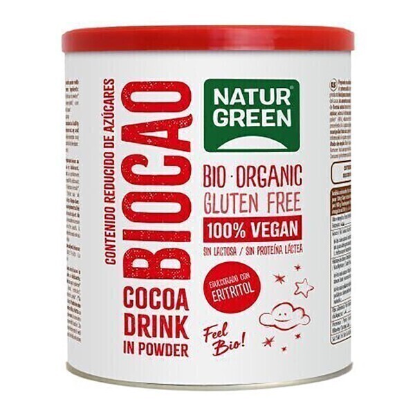 NaturGreen - Boisson instantanée Biocao réduit en sucres 400g bio