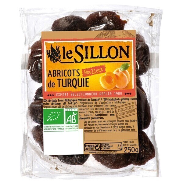 Le sillon - Abricots bruns moelleux 250g bio