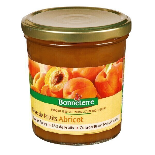 Bonneterre - Rêve de fruits abricot 350g bio