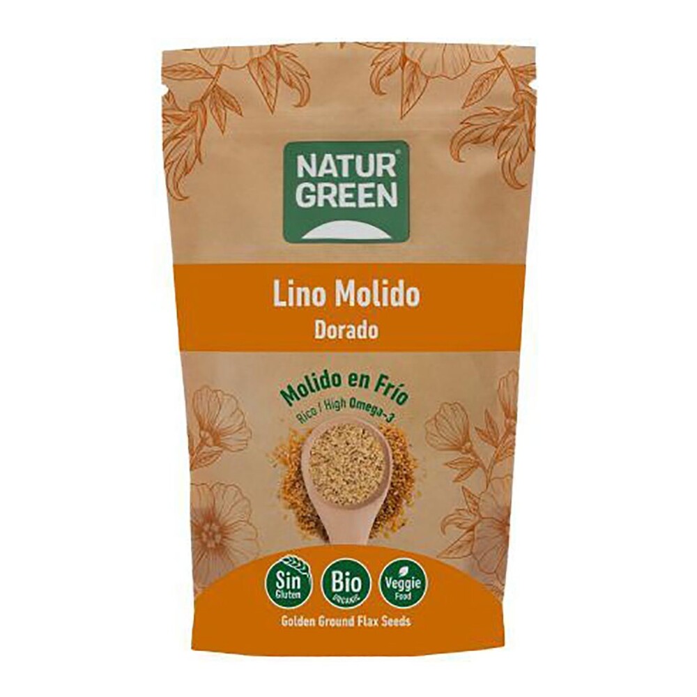 NaturGreen - Graines de lin doré moulues 225g bio