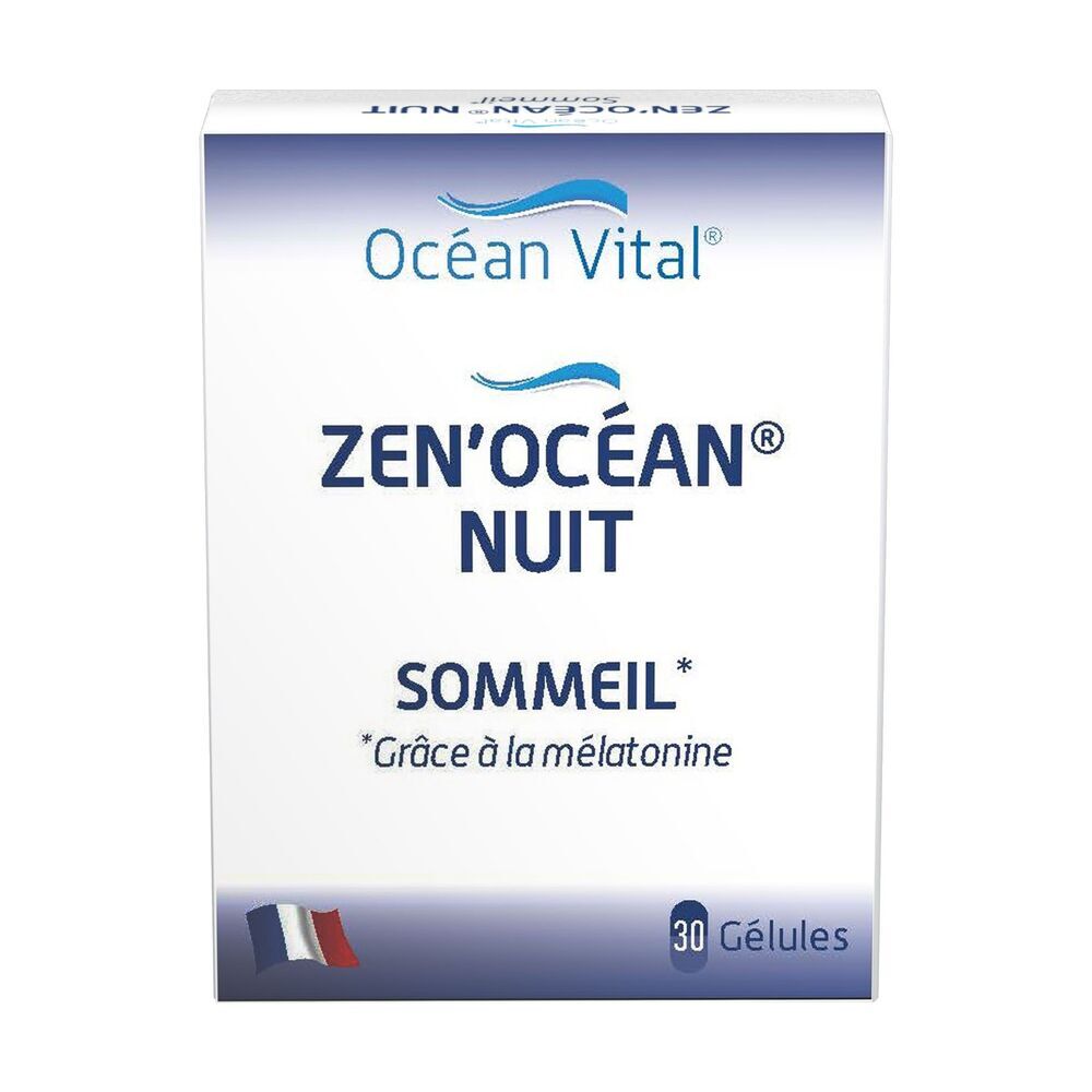 Phytosud - Zen Océan Nuit - 30 gélules - Mélatonine 1,85 mg - Sommeil