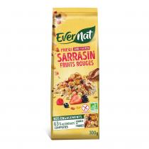 Evernat - Muesli sarrasin-fruits rouges sans gluten 300g bio