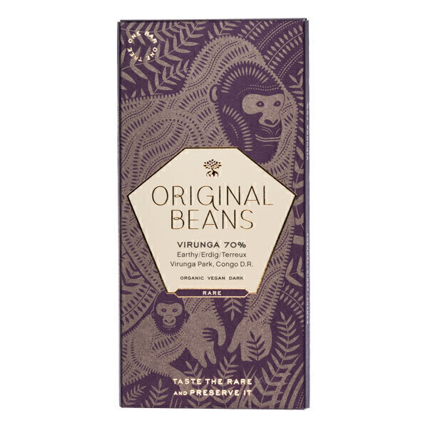 Original Beans - Tablette chocolat noir 70% Virunga (Congo) 70g