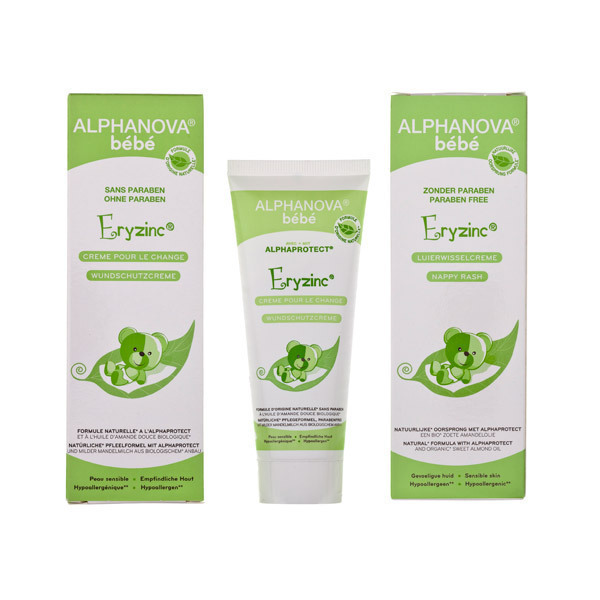 Alphanova - Crème pour le change "Eryzinc", 75g Alphanova - Crème pour le change "Eryzinc", 75g