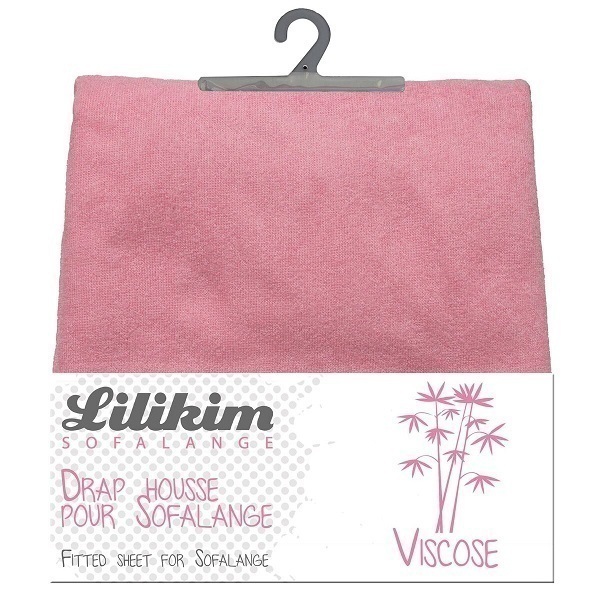 Lilikim - Drap housse pour Sofalange Viscose Rose Lilikim - Drap housse pour Sofalange Viscose Rose