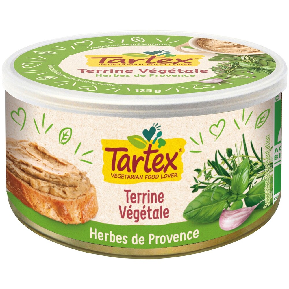 Tartex - Terrine végétale herbes de Provence 125g bio
