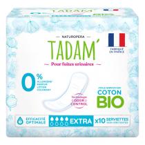 Tadam' - 10 Serviettes Extra pour fuites urinaires