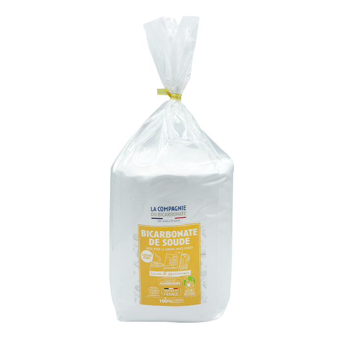 Compagnie du bicarbonate - Bicarbonate alimentaire grains fins - Sac  3 kg