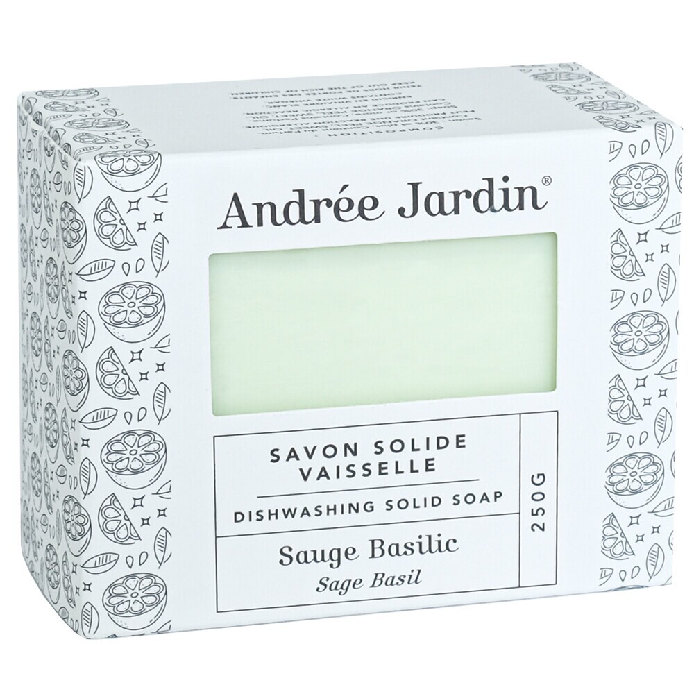 Andrée Jardin - Savon vaisselle solide Sauge basilic