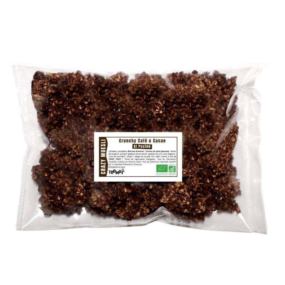 Toomai - Muesli Croustillant Al Pucino - Café & Cacao Vrac 1kg