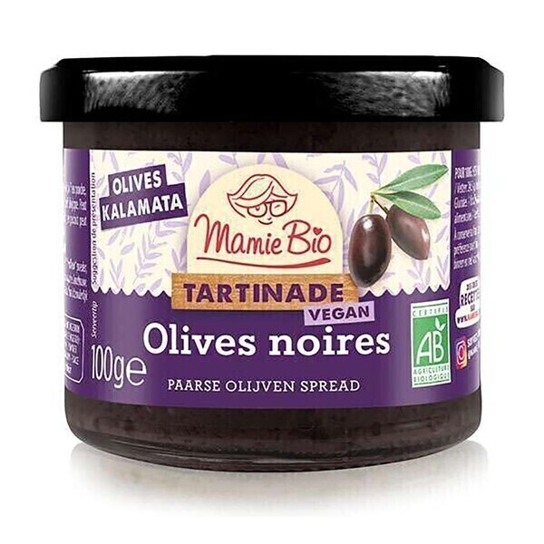 Mamie Bio - Tartinade olives noires Kalamata 100g bio