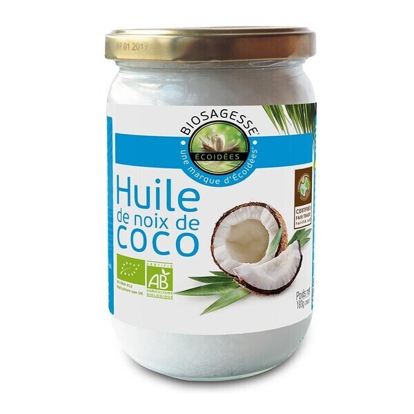 Ecoidées - Huile de noix de coco écologique Ecoïdées 200 ml