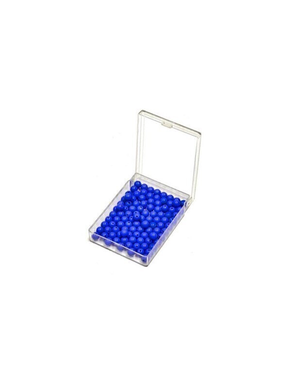 Montessori s'Amuser Autrement - 100 perles bleues en plastique