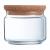 Lot de 2 pots de conservation Pure Jar Cork 1L et 0,5L  - Lumina
