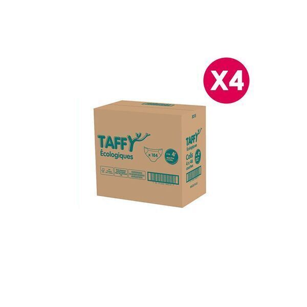Taffy Ecologiques - Couches écologiques Maxi+ Taffy Taille 4+ - 9/20 Kg