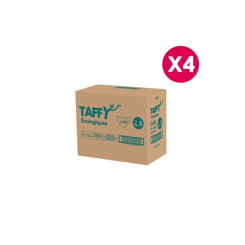 Taffy Ecologiques - Couches écologiques Mini Taffy Taille 3 - 4/9 Kg