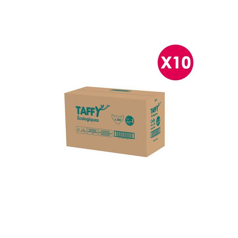 Taffy Ecologiques - Couches écologiques Premier Taffy Taille 1 - 2/5 Kg
