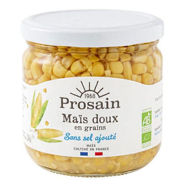ProSain - Maïs doux origine France sans sel ajouté 345g