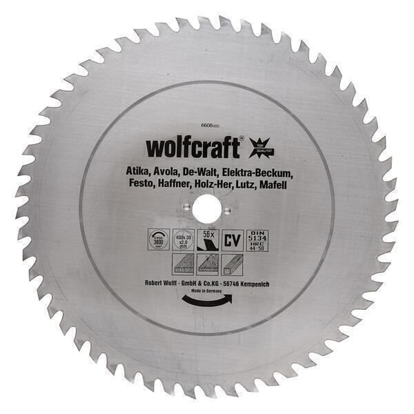 Wolfcraft - 1 lame de scie circulaire à bois Wolfcraft 56 dents 315*30*1.8 m