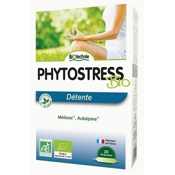 Biotechnie - Phytostress Détente 20 ampoules Biotechnie - Phytostress Détente 20 ampoules
