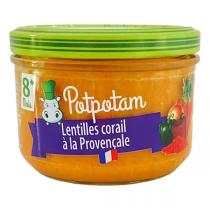 Potpotam - Lentilles corail à la provençale Dès 8 mois 180g