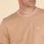 T-shirt homme en coton bio non teint (marron clair)