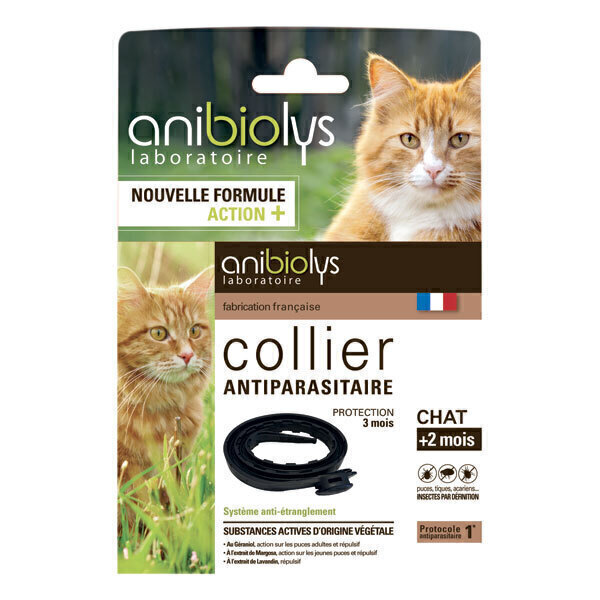 Anibiolys - Collier antiparasitaire Chat