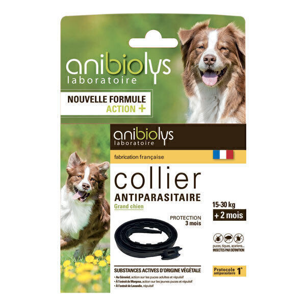 Anibiolys - Collier antiparasitaire grand chien