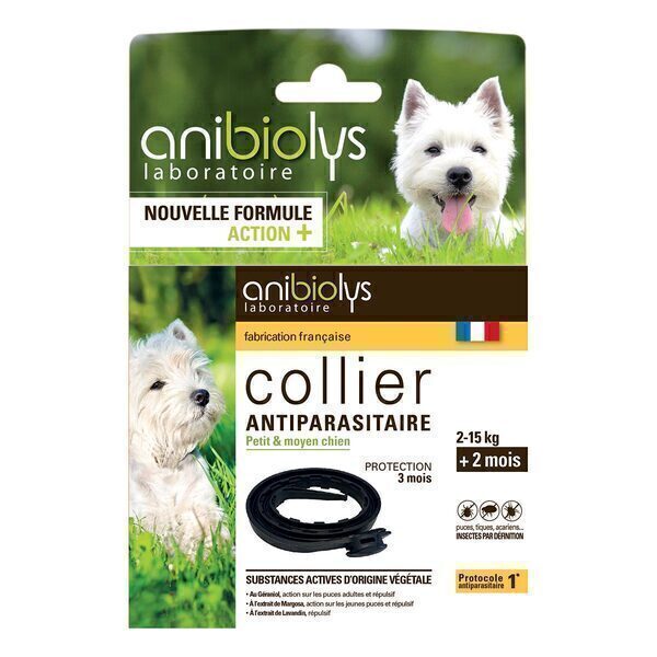Anibiolys - Collier antiparasitaire petit chien