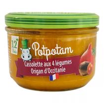 Potpotam - Cassolette aux 4 légumes et origan Dès 12 mois 200g