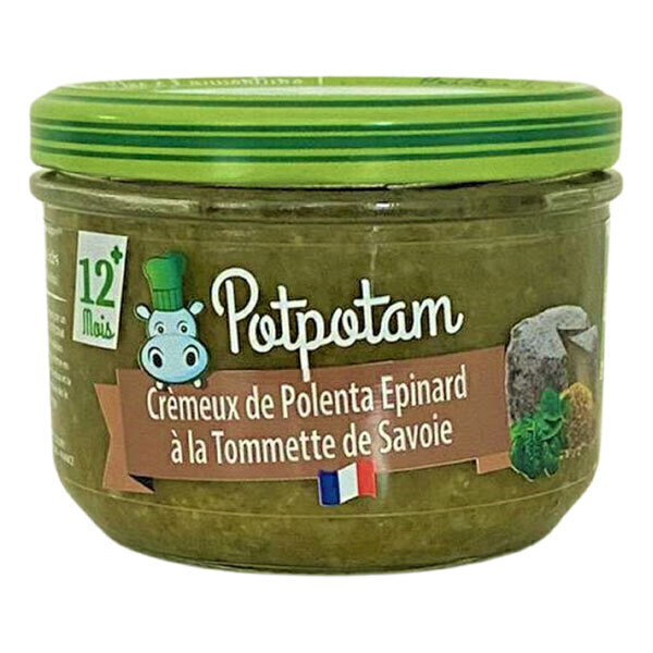 Potpotam - Crémeux de polenta épinard tommette Dès 12 mois 200g