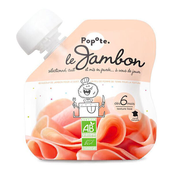 Popote - Gourde Le Jambon Dès 6 mois 60g