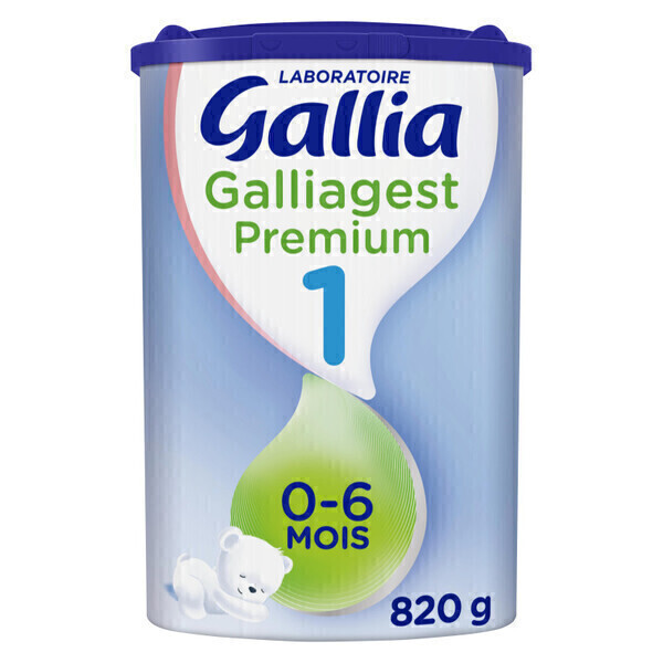 Gallia - Lait en poudre Galliagest 1 (820g) - Gallia de 6 à 12 Mois